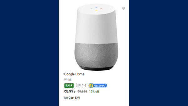 10% Off On Google Home (White)