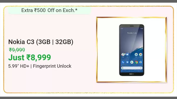 10% Off On Nokia C3