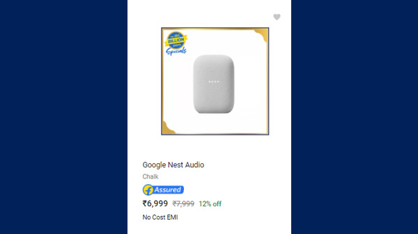 12% Off On Google Nest Audio