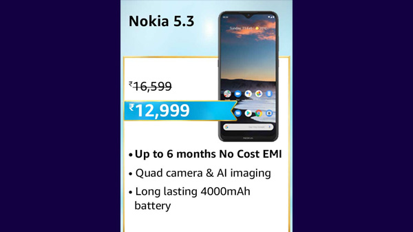16% Off On Nokia 5.3