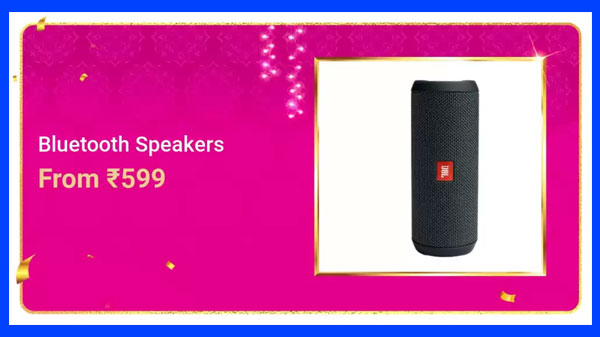 Bluetooth Speakers Starts From Rs. 599
