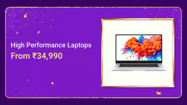 High performance Starts From Rs. 34,990