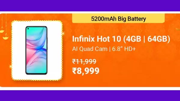 Infinix Hot 10 4gb 64gb