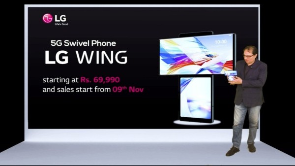 LG Wing Price, Availability In India