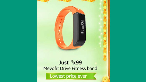MevoFit Drive Fitness Band (MRP: Rs. 3,999, After Discount Price Rs.1,299 )