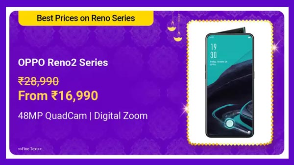 15% Off On Oppo Reno 2