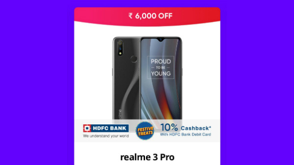 Realme 3 Pro (Rs.6,000 Off)