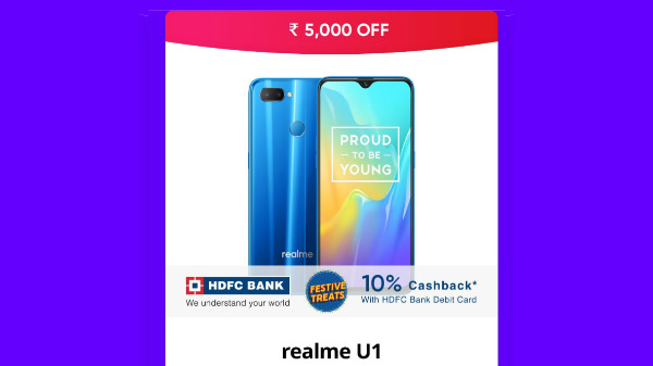 Realme U1 (Rs.5,000 Off)