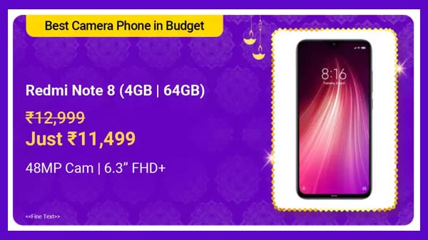 11% Off On Redmi Note 8 11% Off On Redmi Note 8