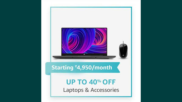 Up to 40% Off On Laptops And Accessories