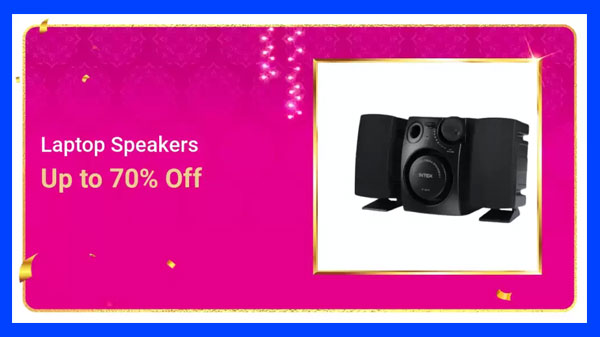 Up to 70% Off On Laptop Speakers