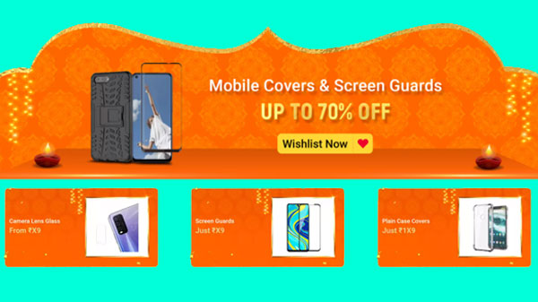 Up To 70% Off On Mobiles Covers And Screen Guards