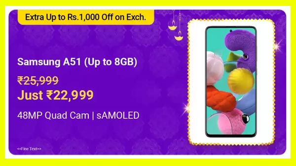 11% Off On Samsung Galaxy A51