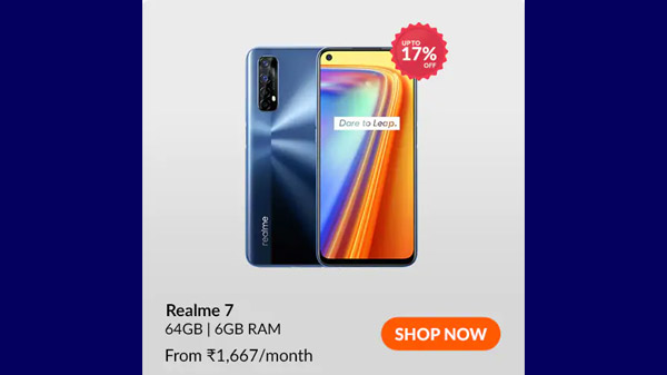 17% Off On Realme 7