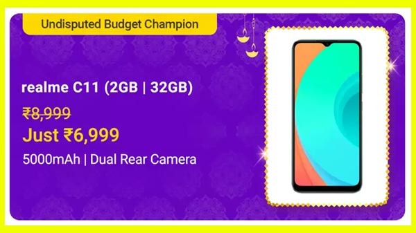 22% Off On Realme C11