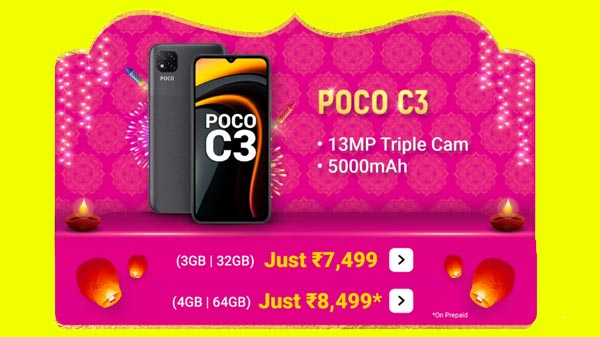 25% Off On Poco C3