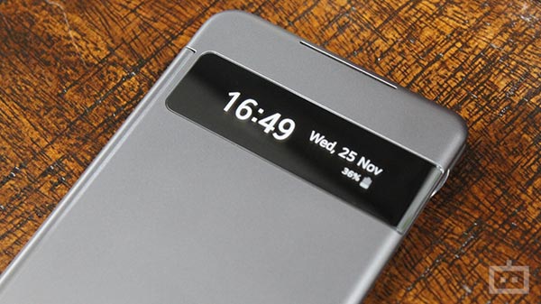 Decent Foldable Case With The Third Display For Quick Glance