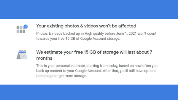 Google Photos To Stop Free Unlimited Storage In 2021