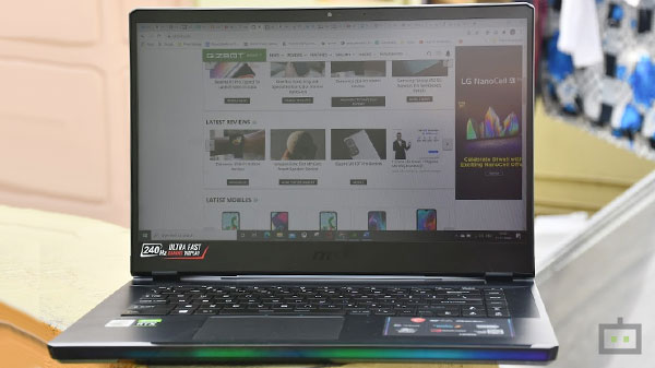 MSI GE66 Raider Gaming Performance