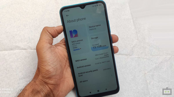 Poco C3: Software And Benchmark Performance