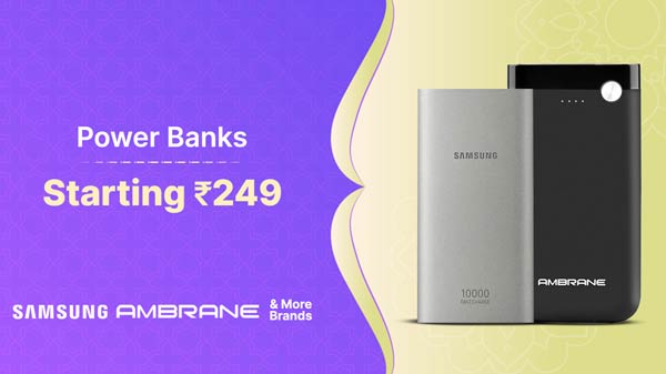 Power Banks Starting Rs. 249