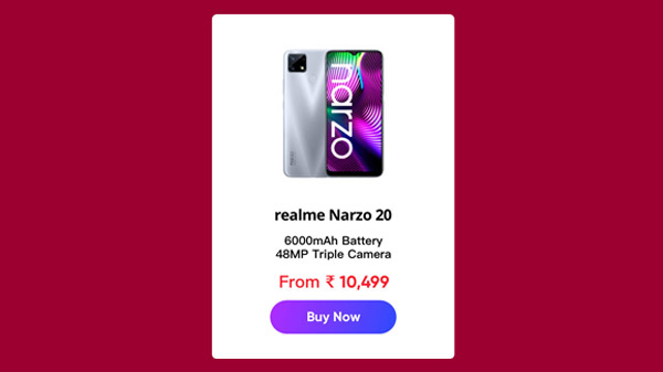 Realme Narzo 20
