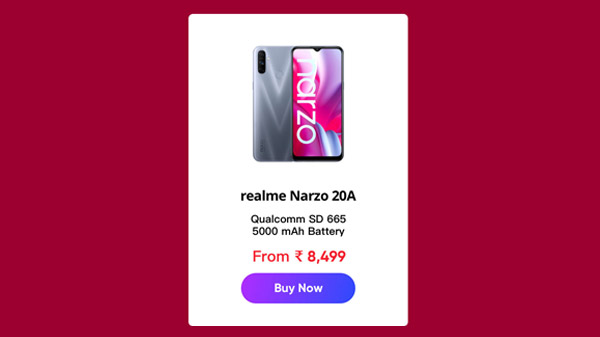 Realme Narzo 20A