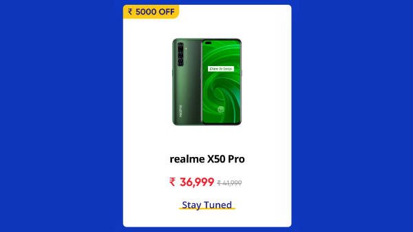 Rs.7,000 Off On Realme X50 Pro (Rust Red,8GB+128GB)