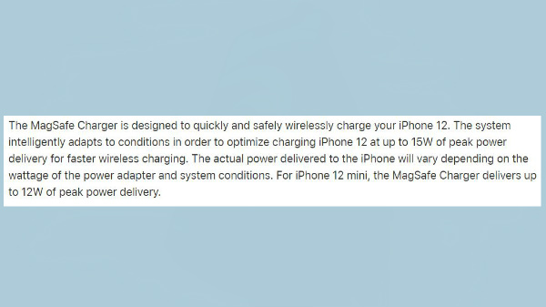 Slow MagSafe Wireless Charging For iPhone 12 Mini; Here's Why