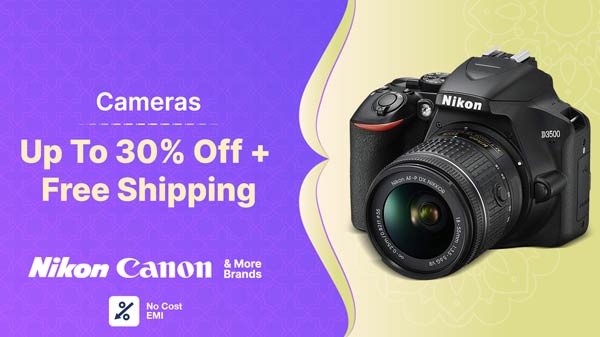 Up To 30% Off On Cameras