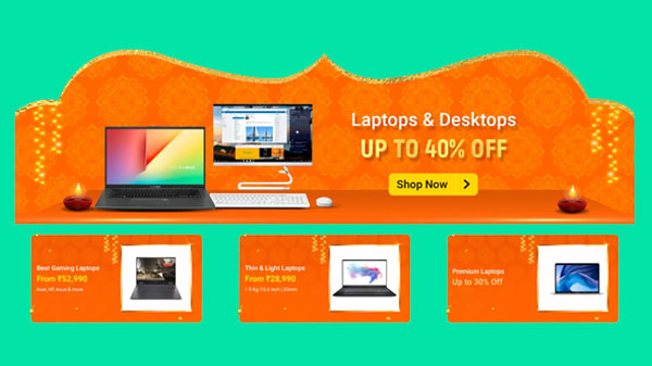 Up To 40% Off On Laptops And Desktops