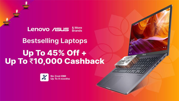 Up To 45% Off On Laptops