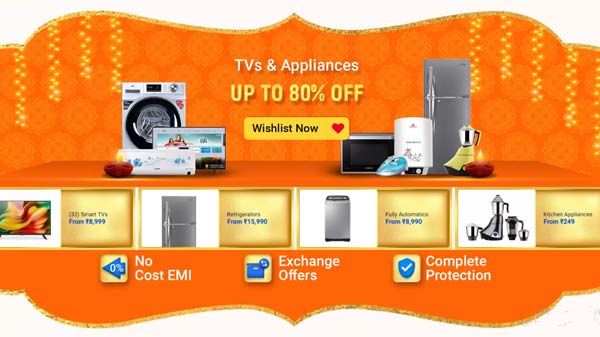 Up To 80% Off On TV And Appliances