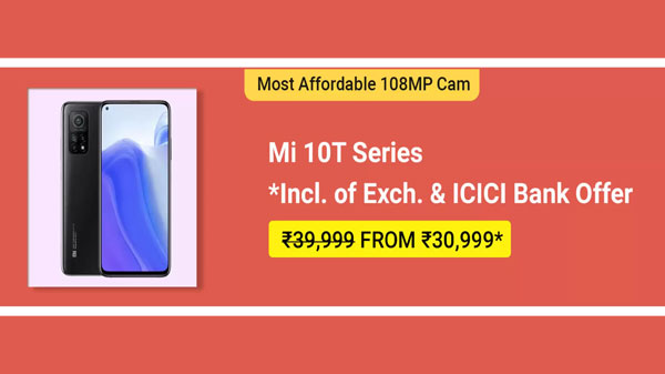 10% Off On Mi 10T