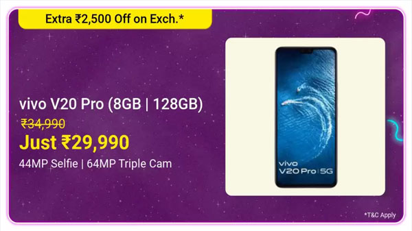 10% Off On Vivo V20 10% Off On Vivo V20