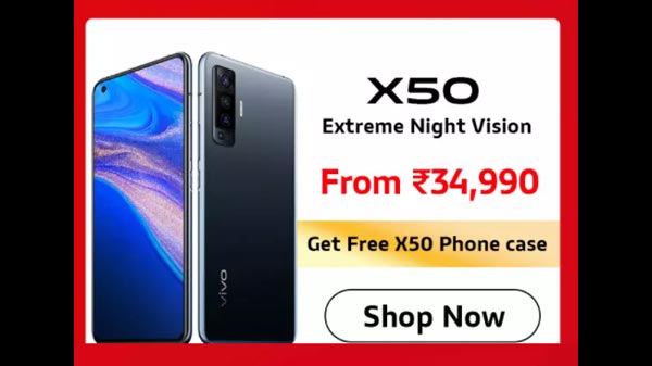 12% Off Vivo X50(8+128) 12% Off Vivo X50(8+128)