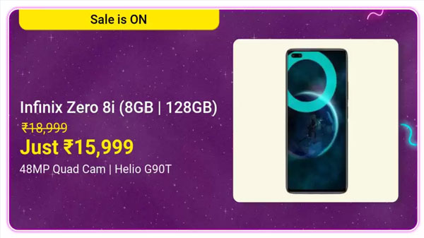 15% Off On Infinix Zero 8i 15% Off On Infinix Zero 8i