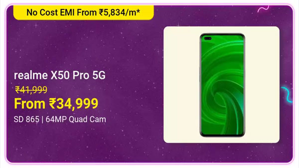 16% Off On Realme X50 Pro 16% Off On Realme X50 Pro