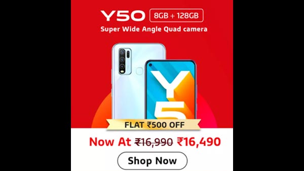 17% Off On Vivo Y50(8+128)