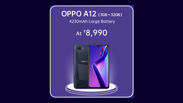 18% Off On OPPO A12 18% Off On OPPO A12