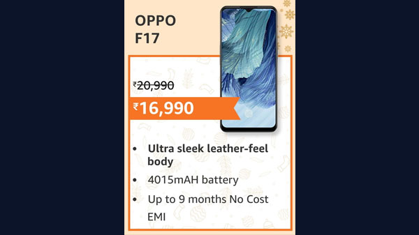 19% Off On Oppo F17 19% Off On Oppo F17