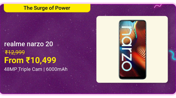 19% Off On Narzo 20 19% Off On Narzo 20