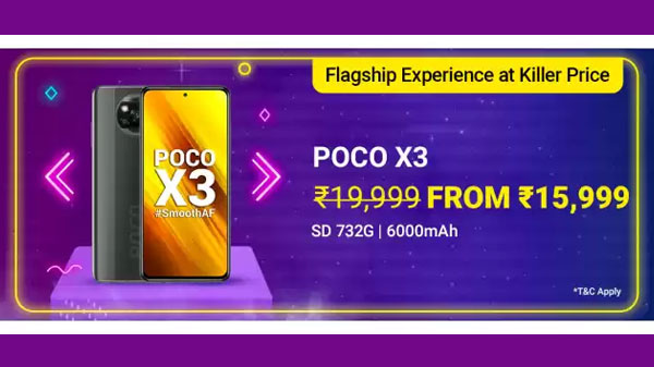 20% Off On POCO X3 20% Off On POCO X3