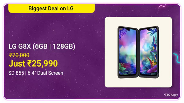 62% Off On LG G8X 62% Off On LG G8X