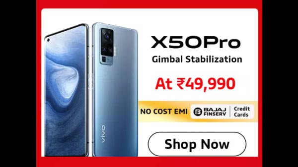 9% Off On Vivo X50 Pro(8+256) 9% Off On Vivo X50 Pro(8+256)