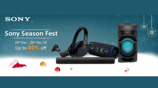 Sony Season Fest: Up To 40% Off On Headphones, Speakers, And Party Speakers