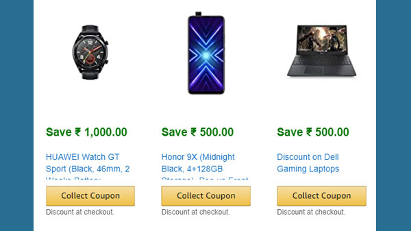 Coupons On Smartwatches, Laptops And More