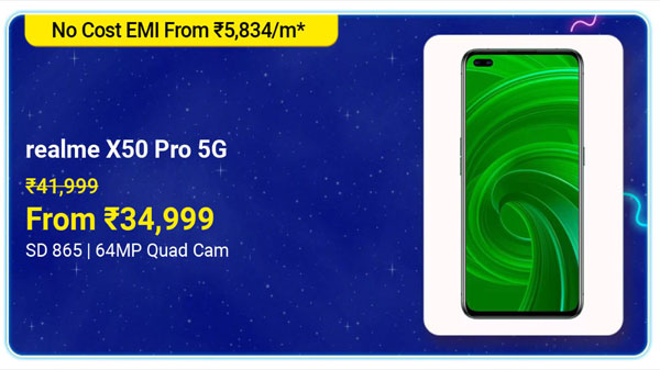 16% Off On Realme X50 Pro