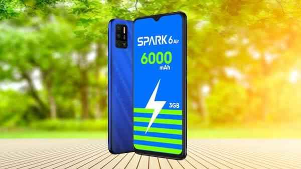 Tecno Spark 6 Air (MRP: Rs. 9,275)