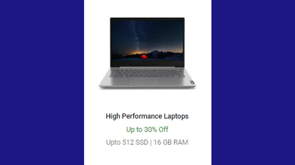 Upto 30% Off On High-Performance Laptops